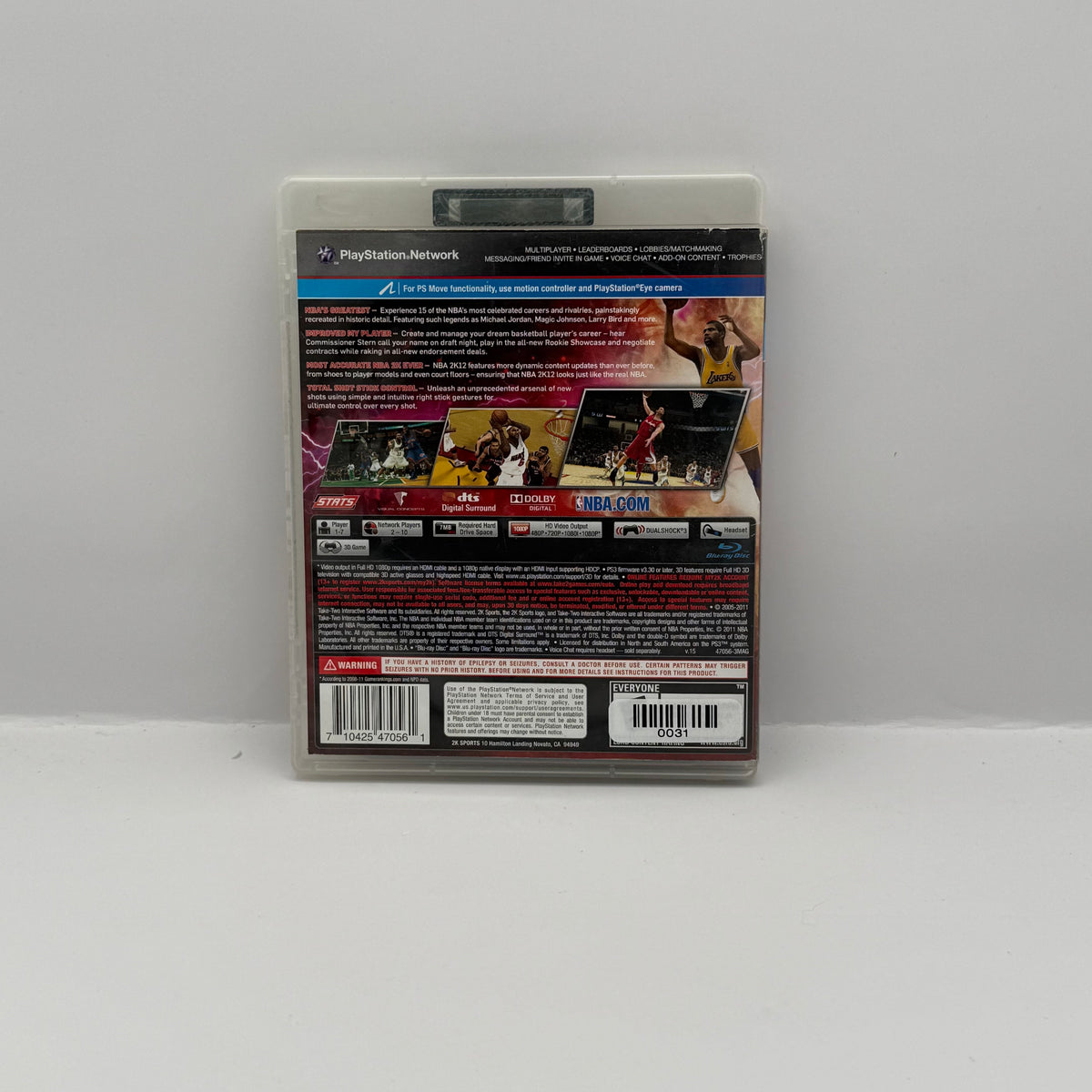 NBA 2K12 - PS3 - CIB
