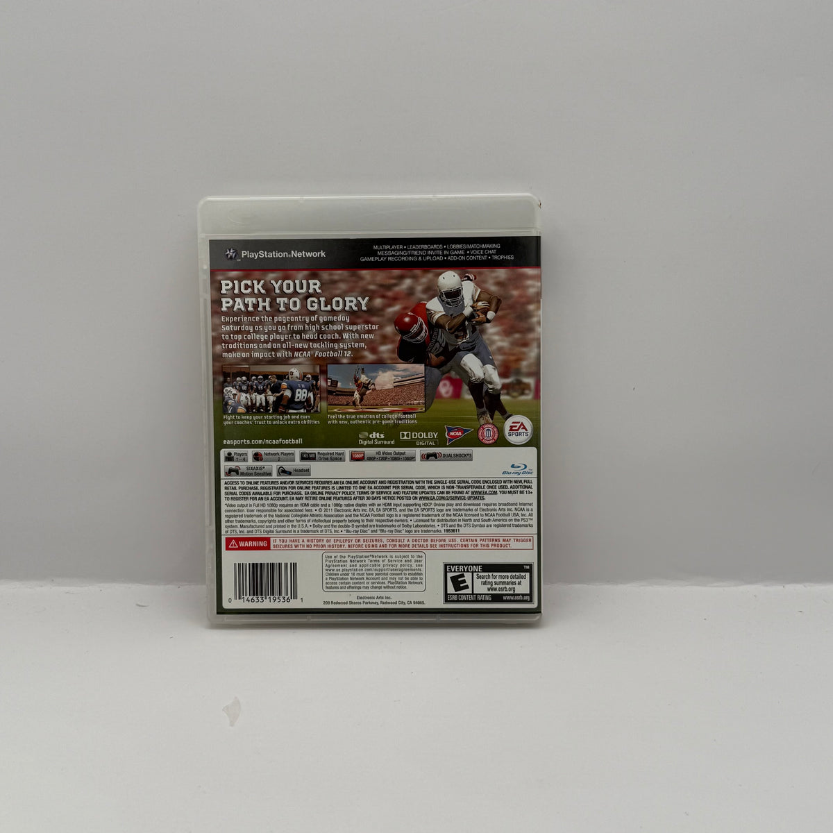 NCAA Football 12 - PS3 - CIB