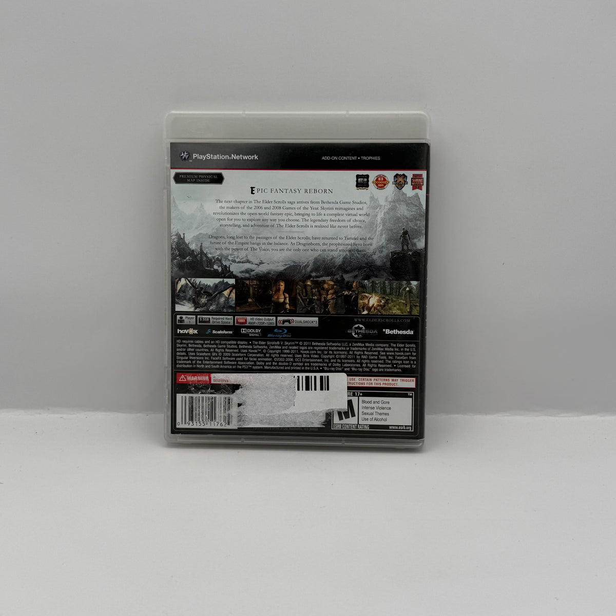 The Elder Scrolls V: Skyrim - PS3 - CIB