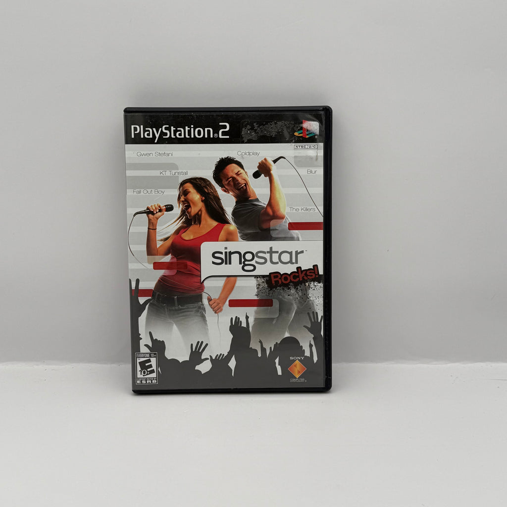 SingStar Rocks! (Game Only) - PS2 - CIB