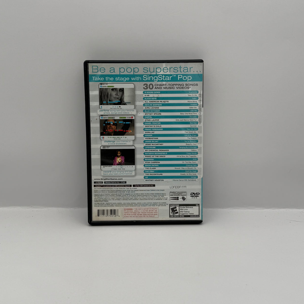 SingStar Pop (Game Only) - PS2 - CIB