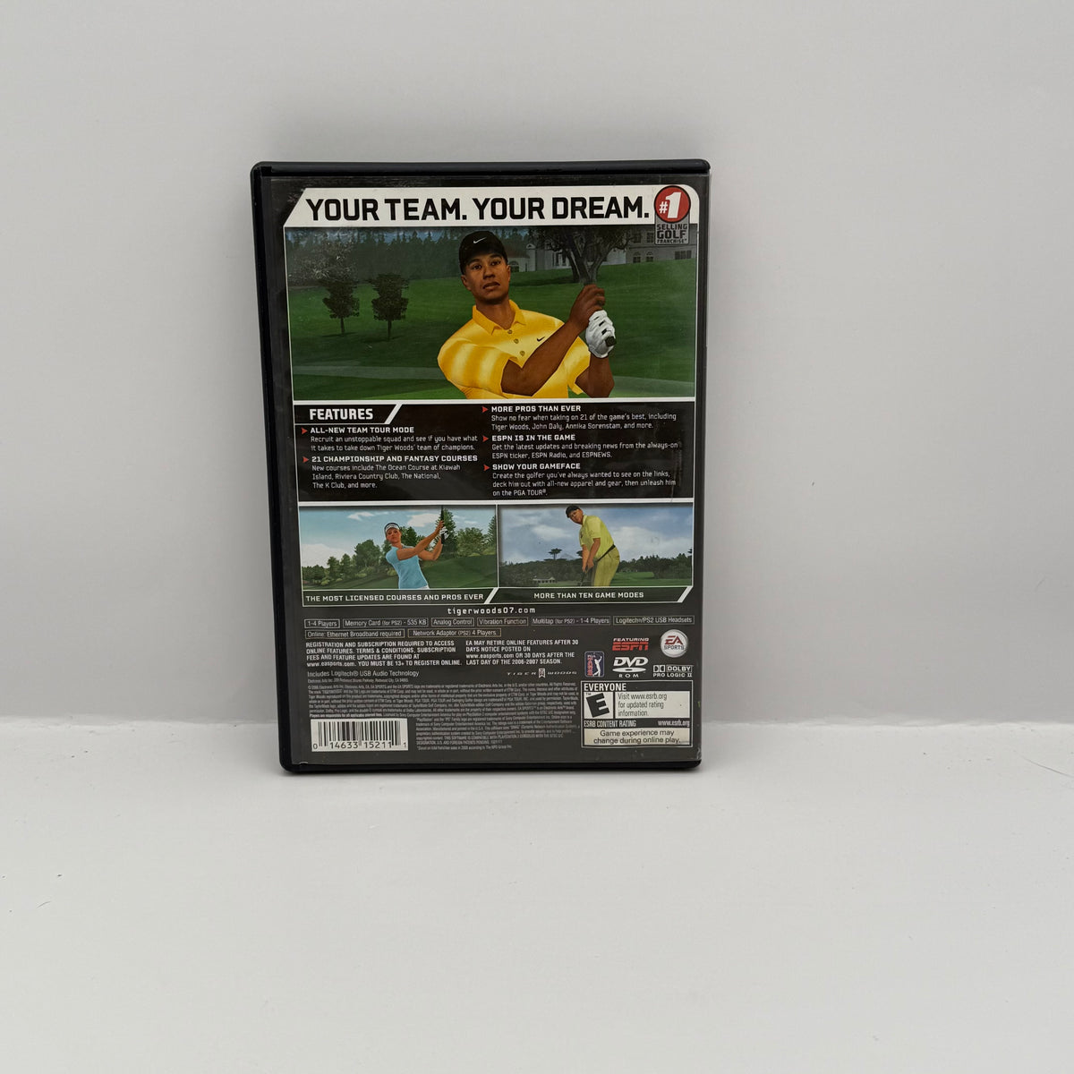 Tiger Woods PGA Tour 07 - PS2 - CIB