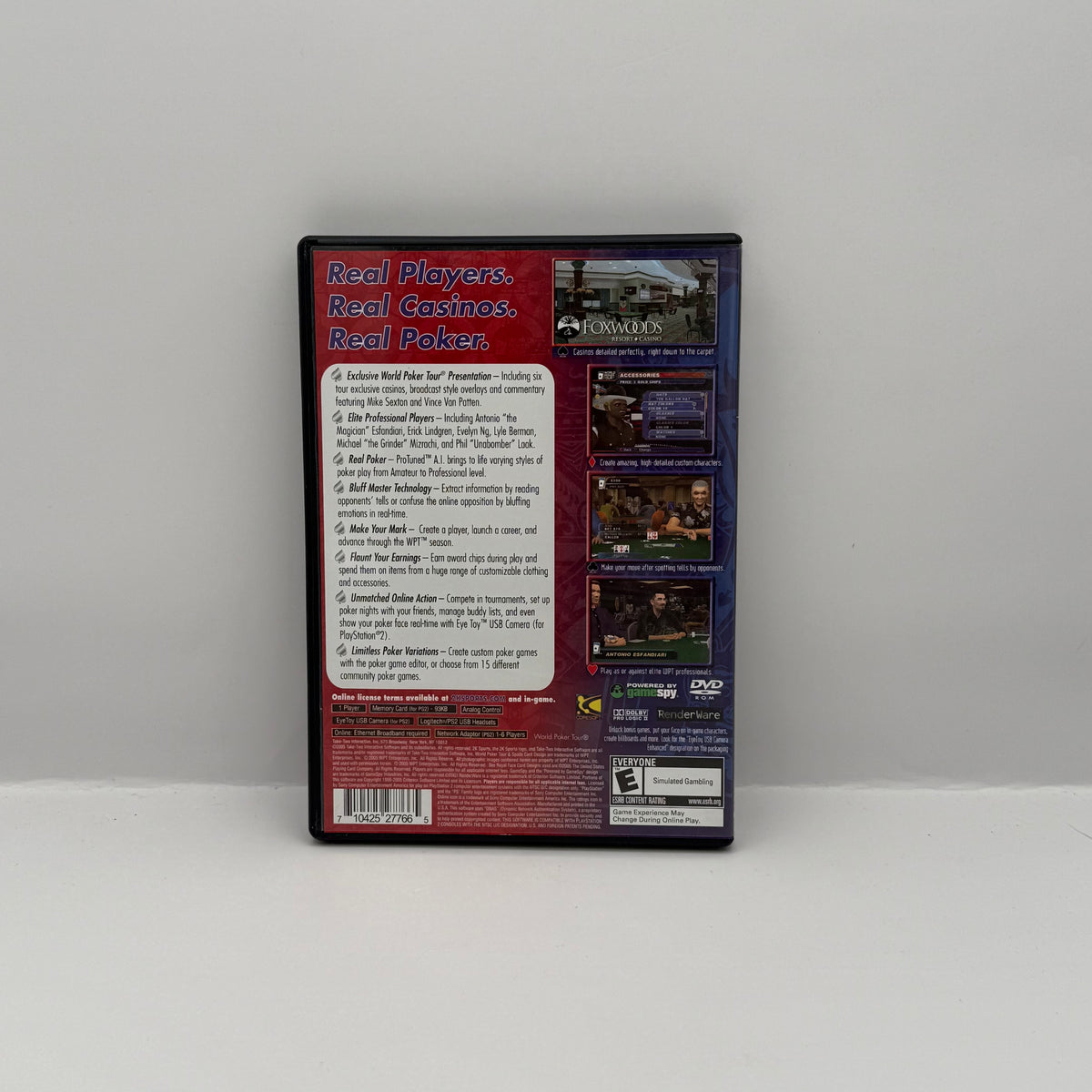 World Poker Tour - PS2 - CIB