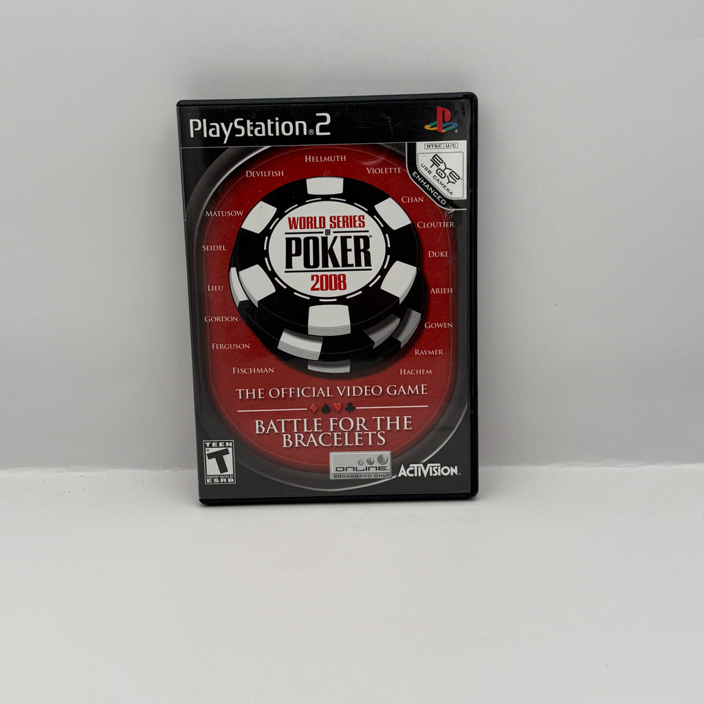 World Series of Poker 2008: Battle for the Bracelets - PS2 - CIB