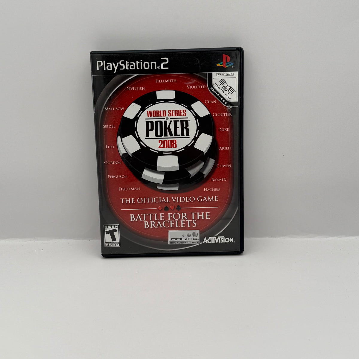 World Series of Poker 2008: Battle for the Bracelets - PS2 - CIB