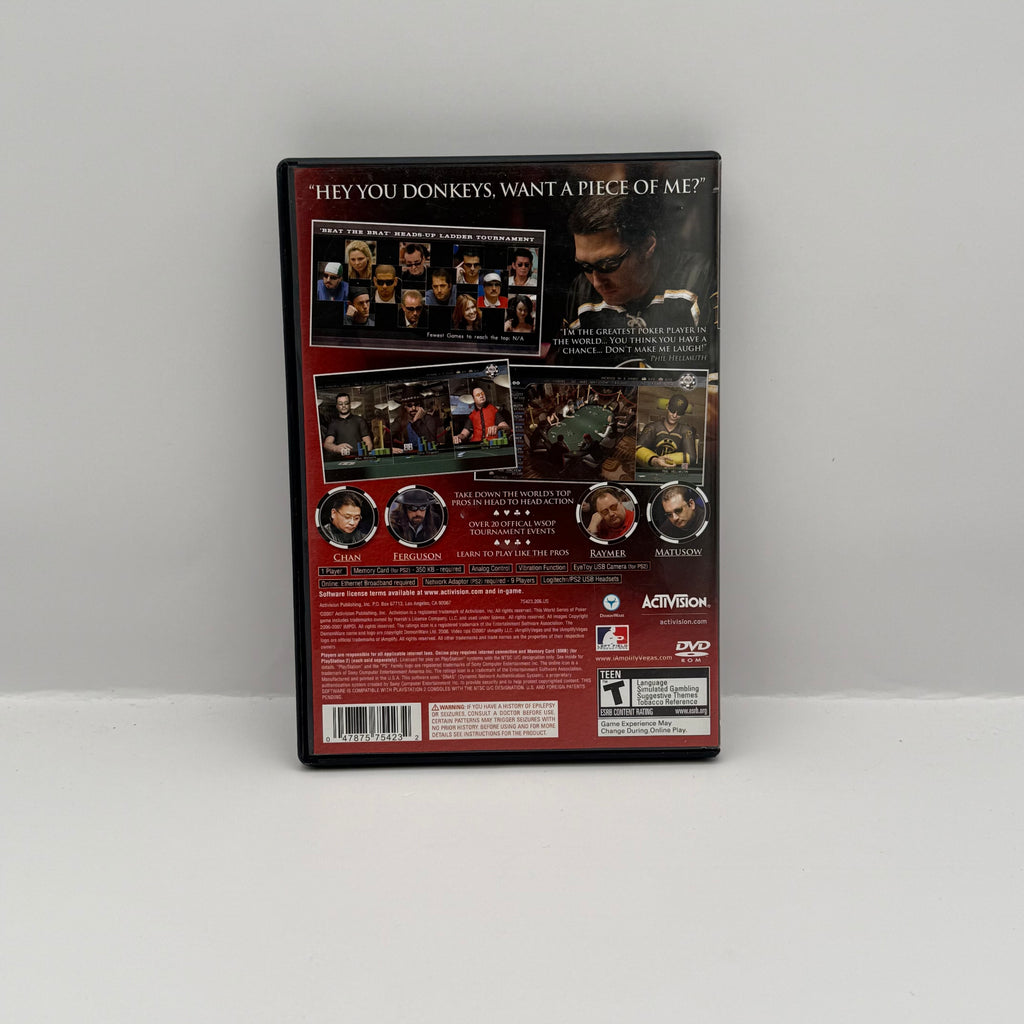 World Series of Poker 2008: Battle for the Bracelets - PS2 - CIB