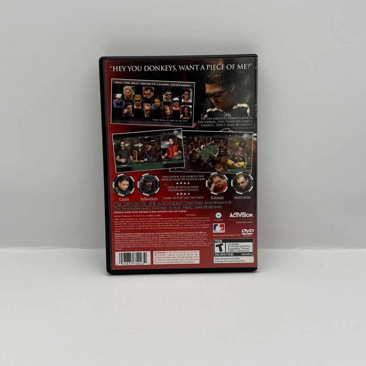 World Series of Poker 2008: Battle for the Bracelets - PS2 - CIB