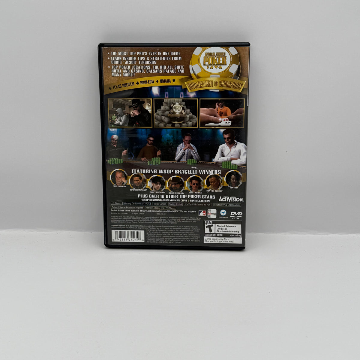 World Series of Poker: Tournament of Champions 2007 Edition - PS2 - CIB