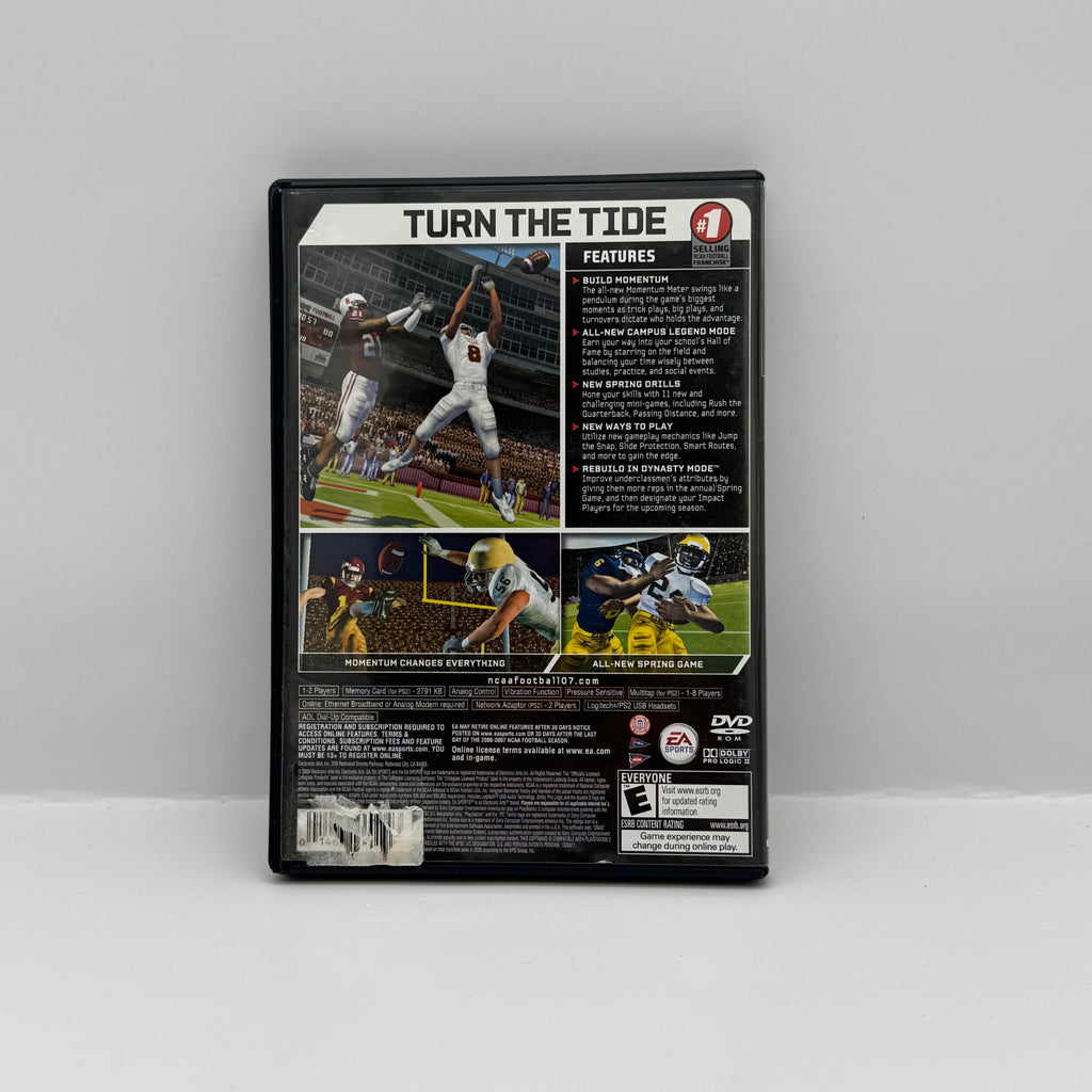 NCAA Football 07 - PS2 - CIB