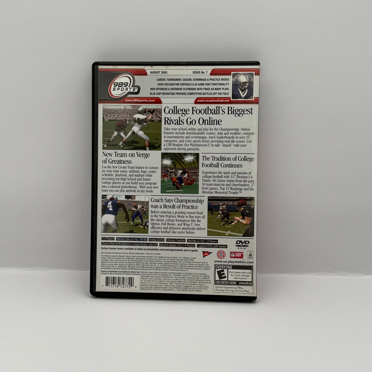 NCAA GameBreaker 2004 - PS2 - CIB
