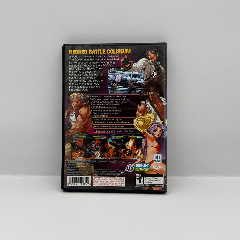 NeoGeo Battle Coliseum - PS2 - CIB