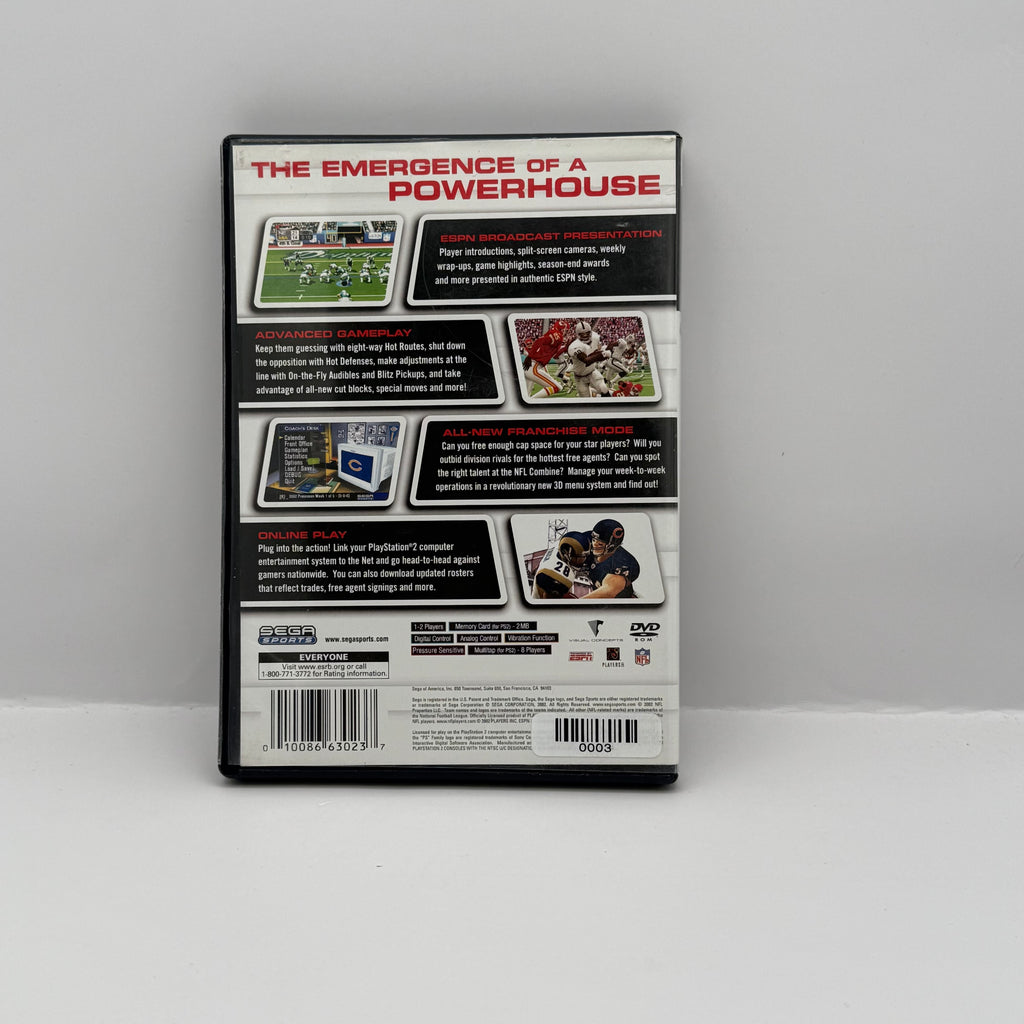NFL 2K3 - PS2 - CIB