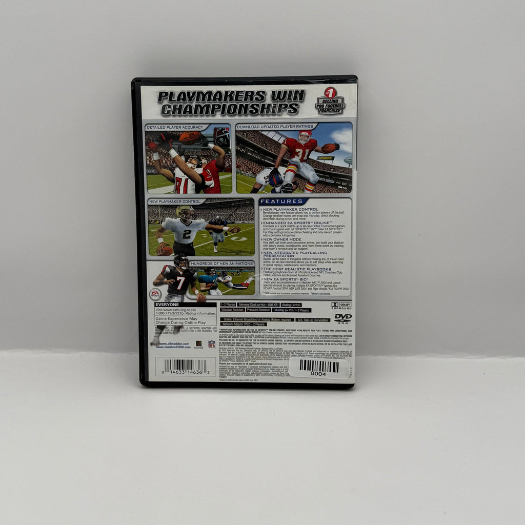 Madden NFL 2004 - PS2 - CIB