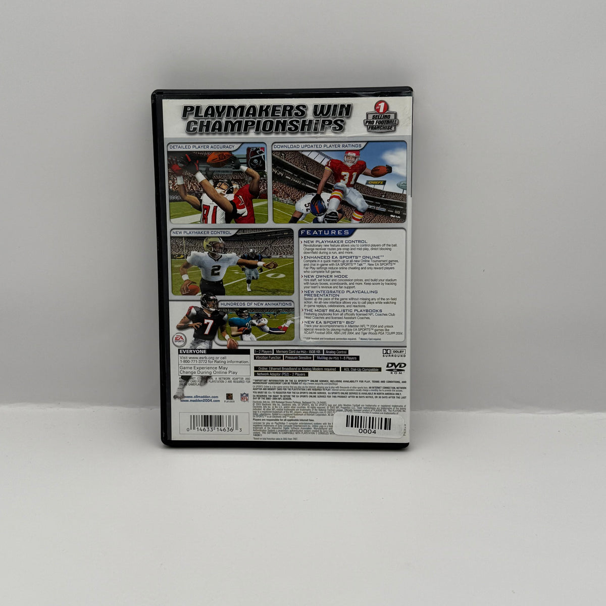 Madden NFL 2004 - PS2 - CIB