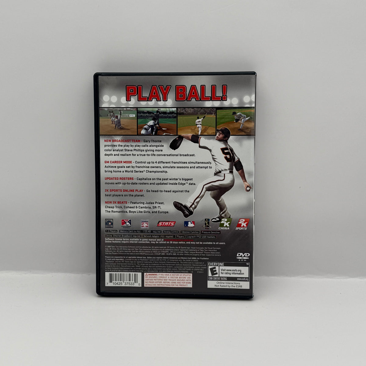 Major League Baseball 2K9 - PS2 - CIB