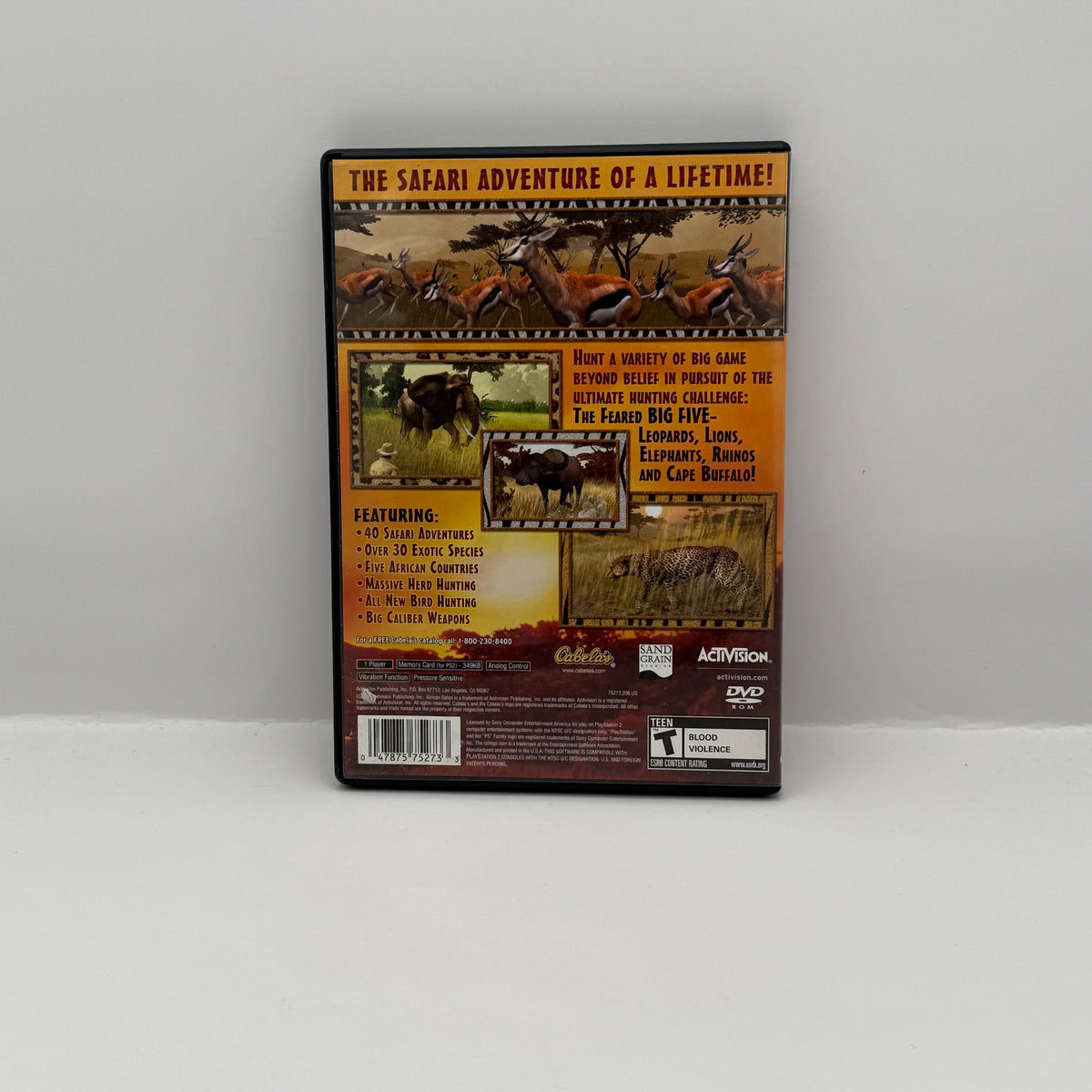 Cabela's African Safari - PS2 - CIB