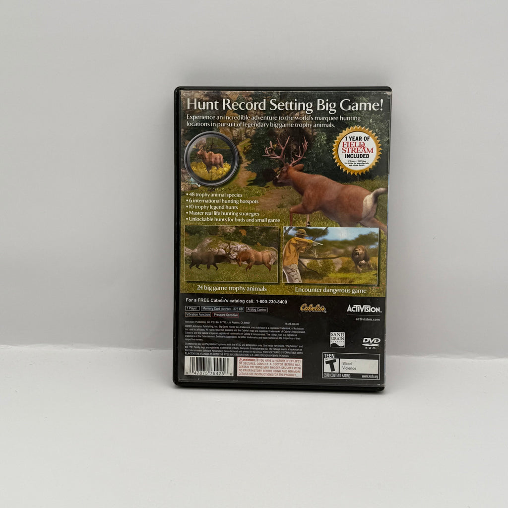 Cabela's Big Game Hunter 2008 - PS2 - CIB