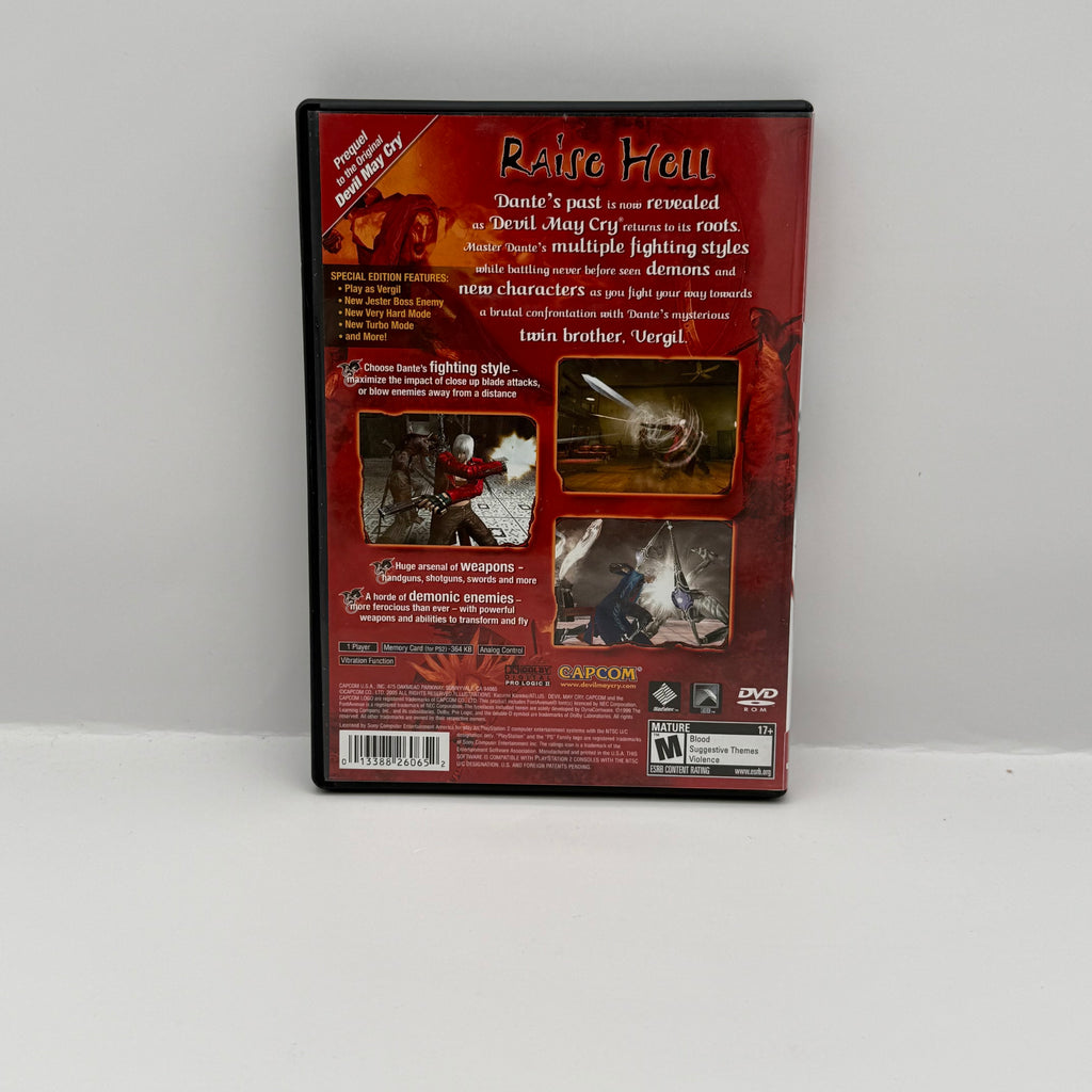 Devil May Cry 3: Dante's Awakening Special Edition (Greatest Hits) - PS2 - CIB