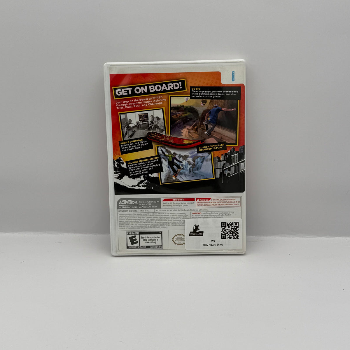 Tony Hawk: Shred (Game Only) - Wii - CIB