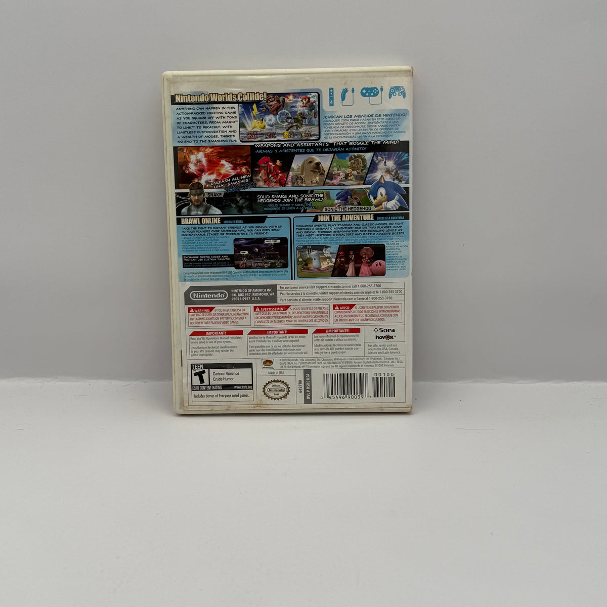 Super Smash Bros. Brawl - Wii - CIB