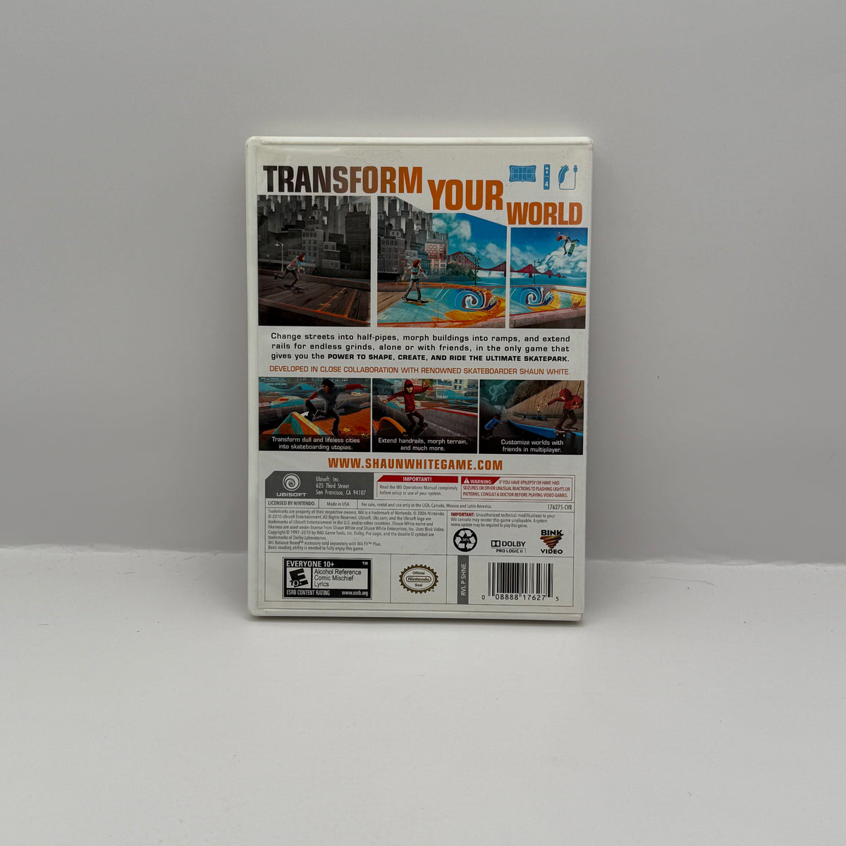 Shaun White Skateboarding - Wii - CIB