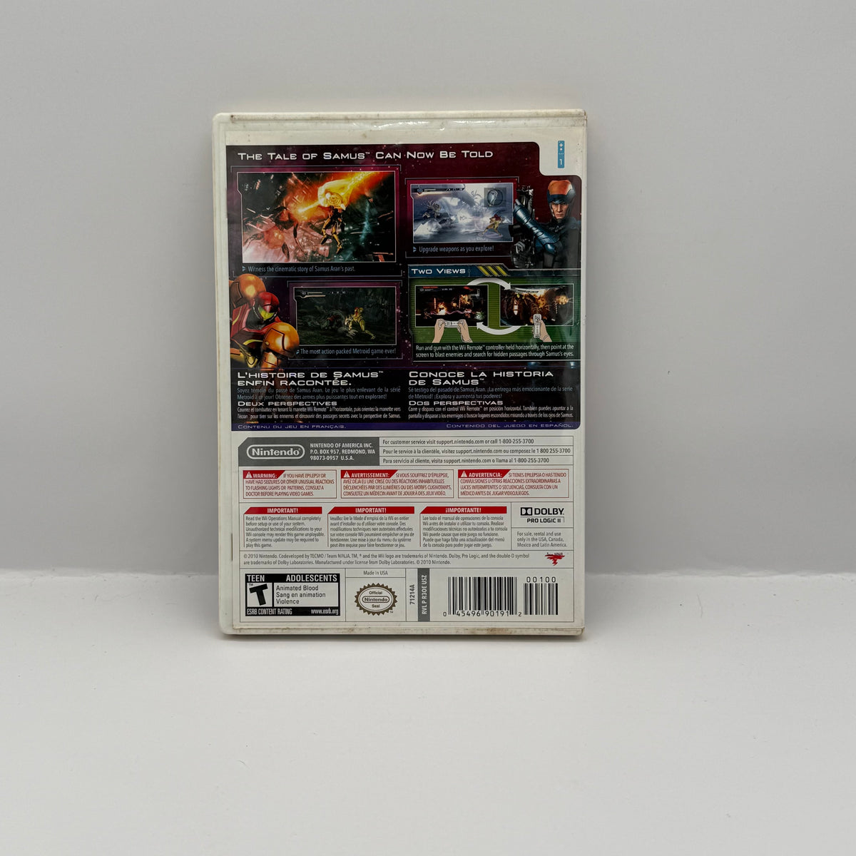 Metroid: Other M - Wii - CIB