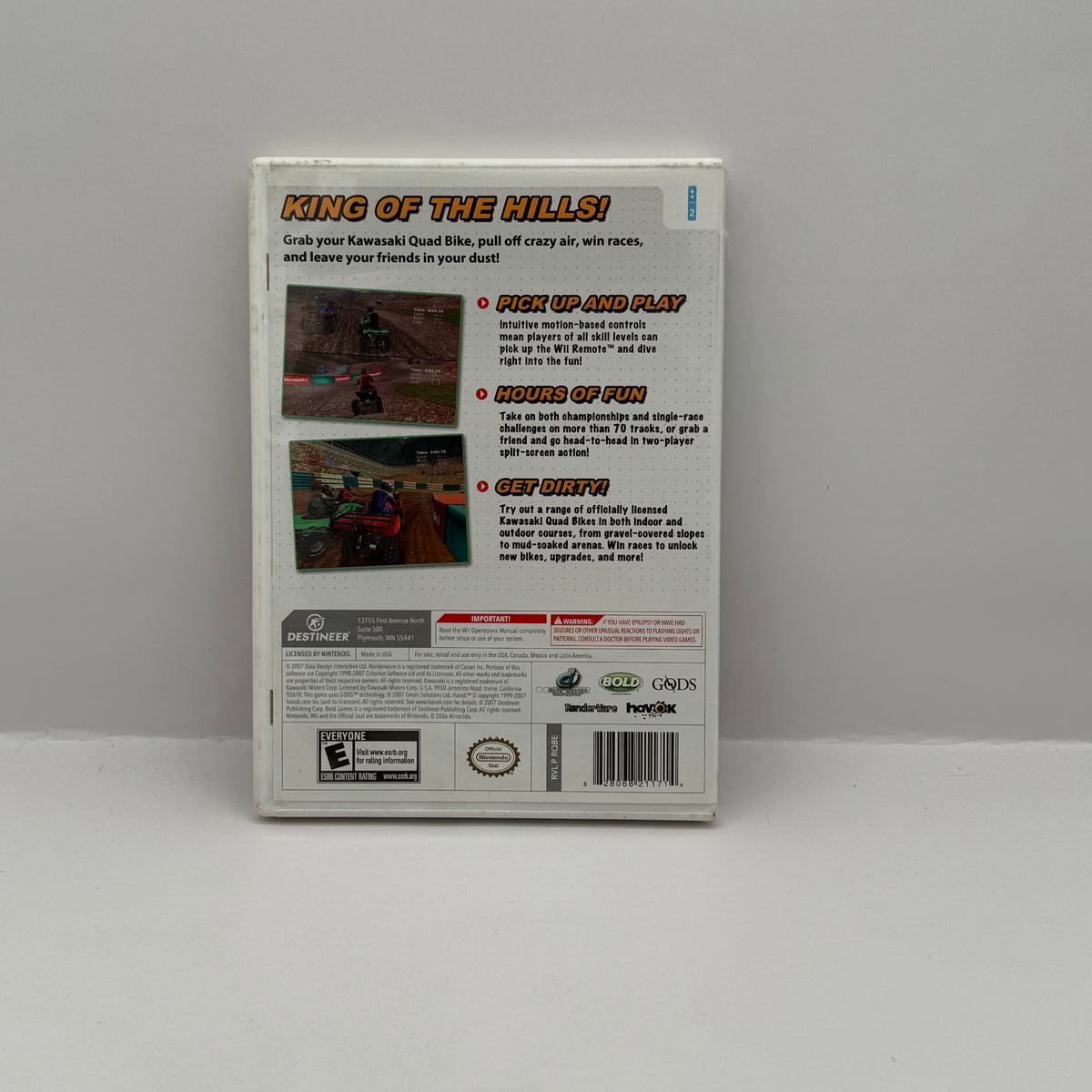 Kawasaki Quad Bikes - Wii - CIB