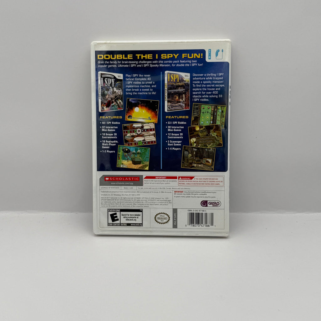 I SPY Game Pack: Ultimate I SPY & I SPY Spooky Mansion - Wii - CIB