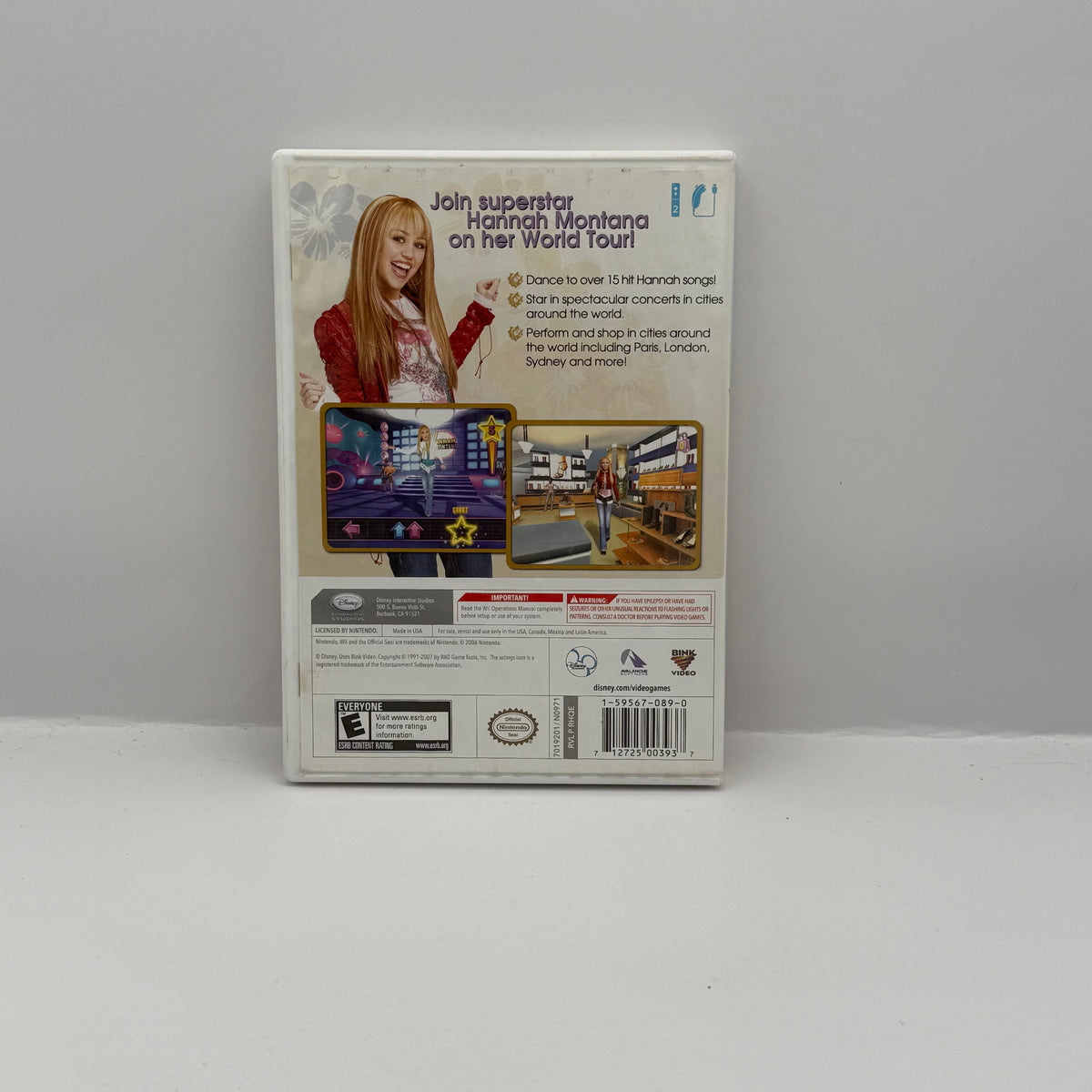 Hannah Montana: Spotlight World Tour - Wii - CIB