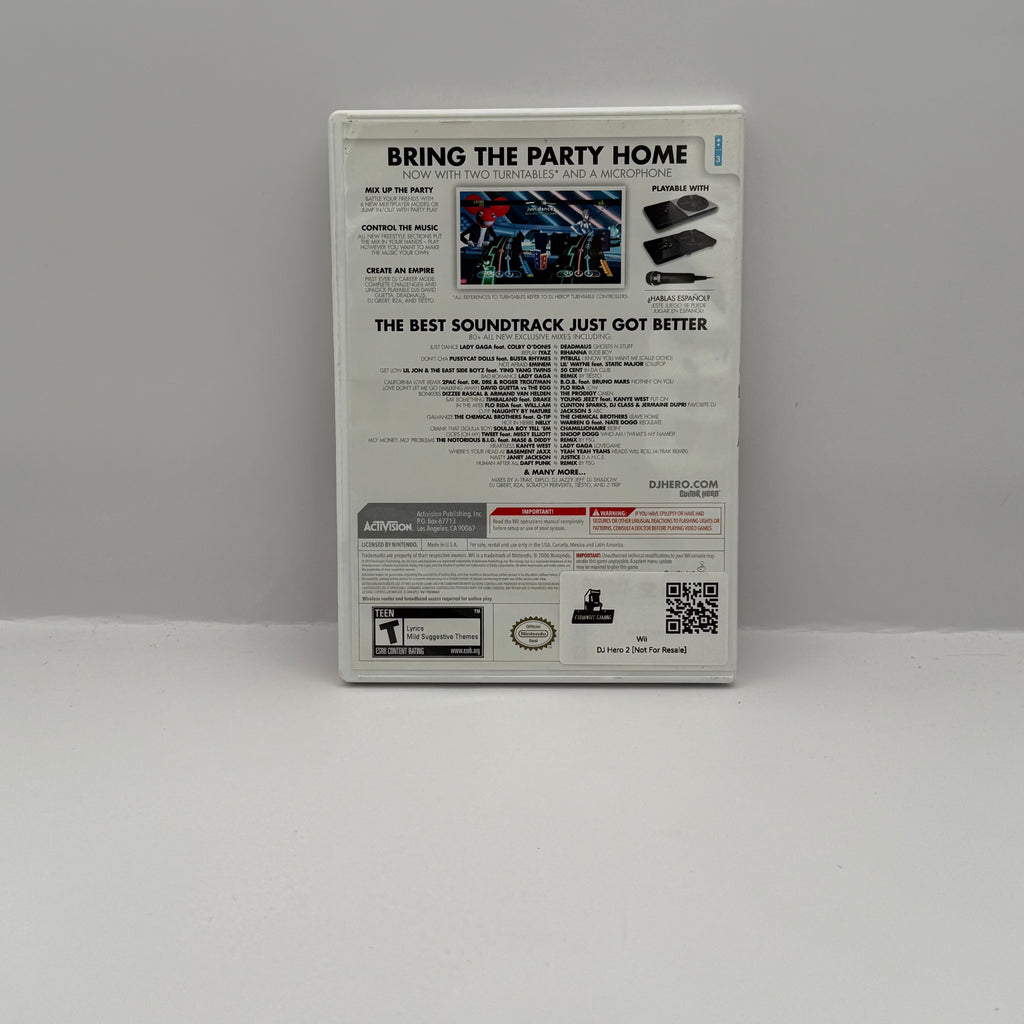 DJ Hero 2 (Game Only) - Wii - CIB