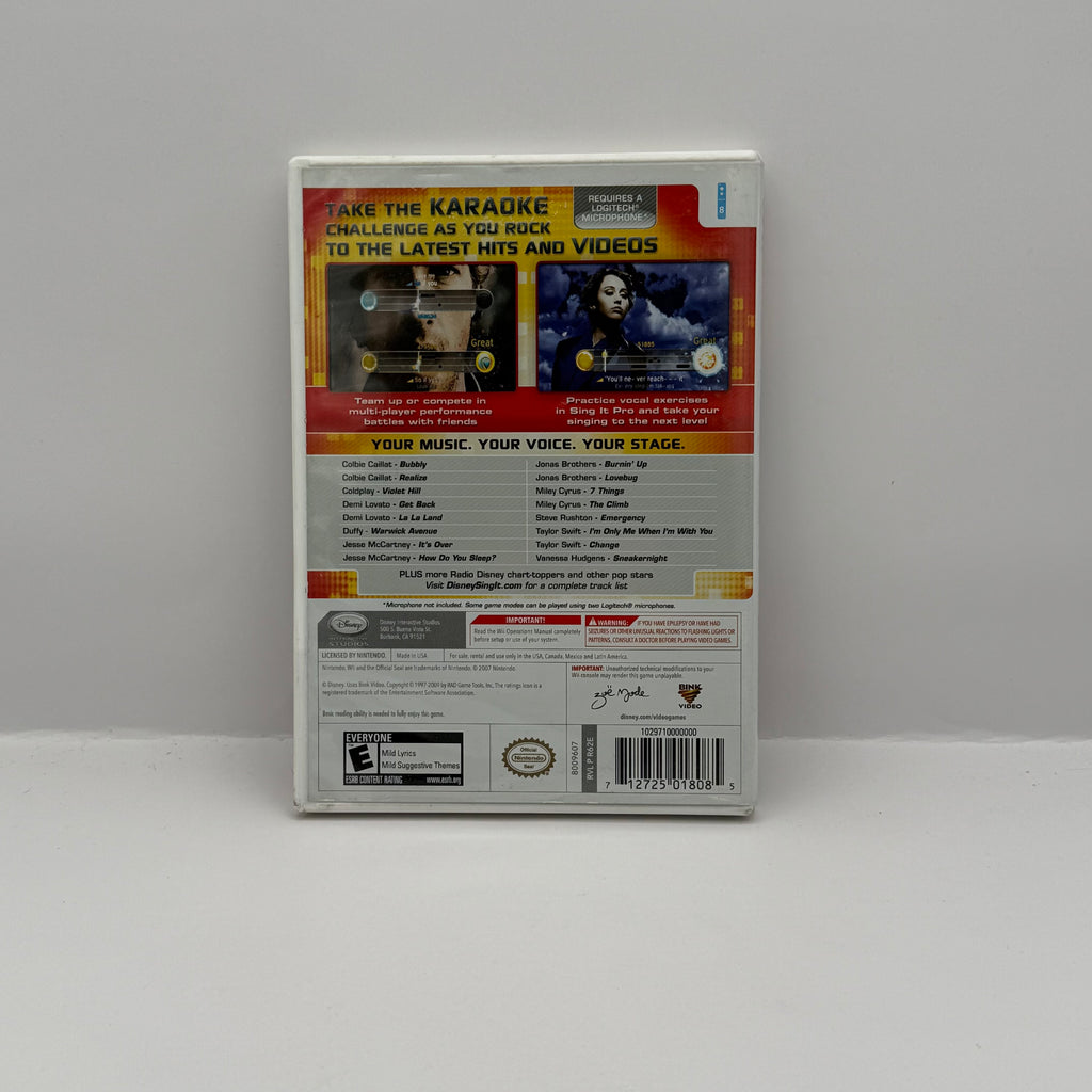 Disney Sing It: Pop Hits (Game Only) - Wii - CIB