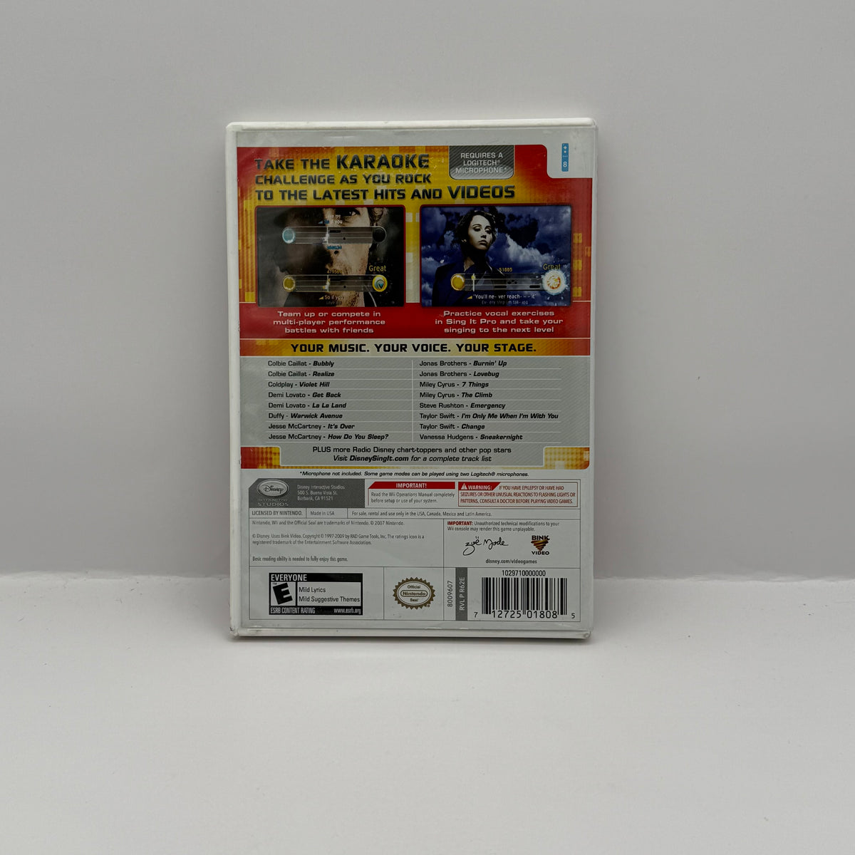 Disney Sing It: Pop Hits (Game Only) - Wii - CIB