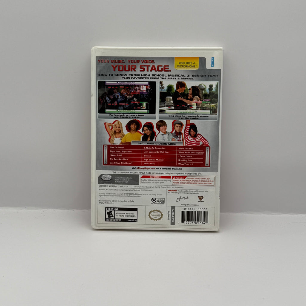 Disney Sing It: High School Musical 3: Senior Year (Game Only) - Wii - CIB