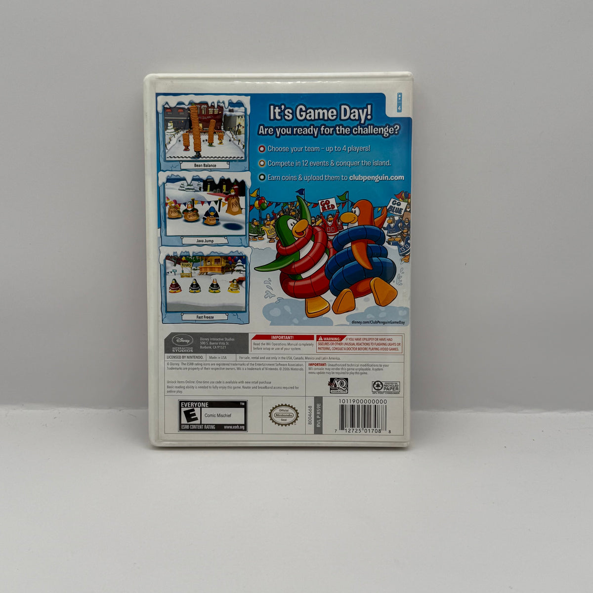 Club Penguin: Game Day! - Wii - CIB