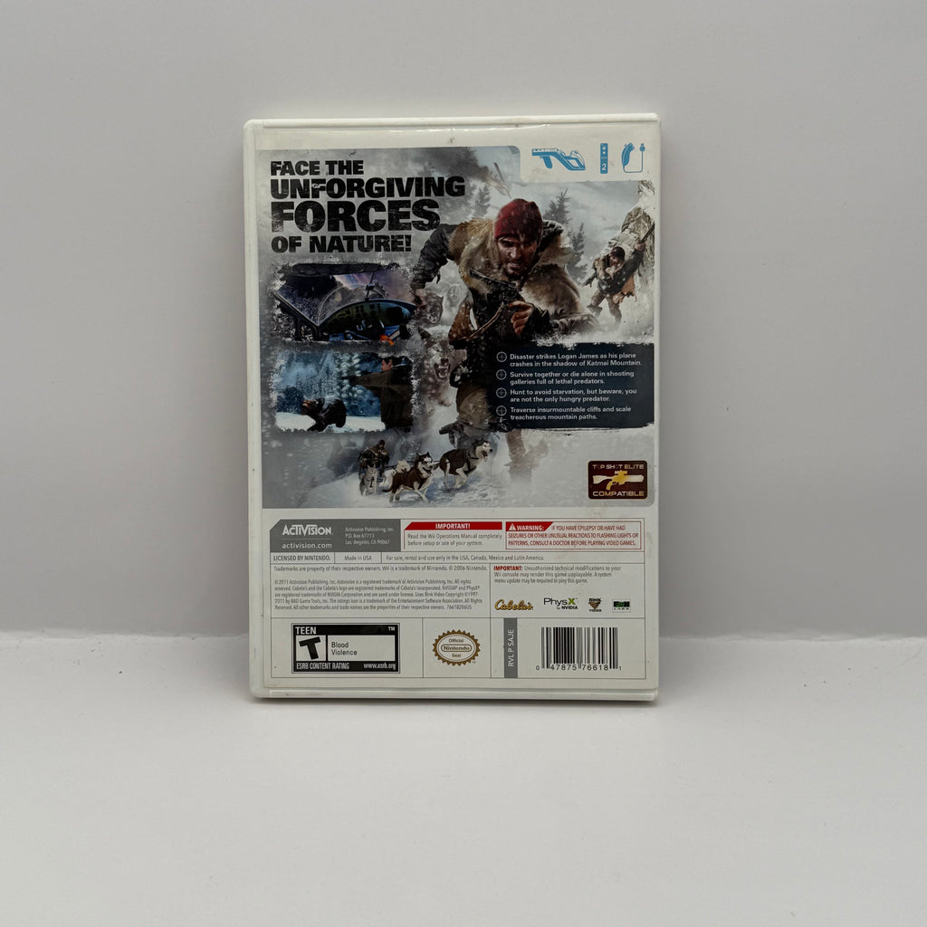 Cabela's Survival: Shadows of Katmai - Wii - CIB