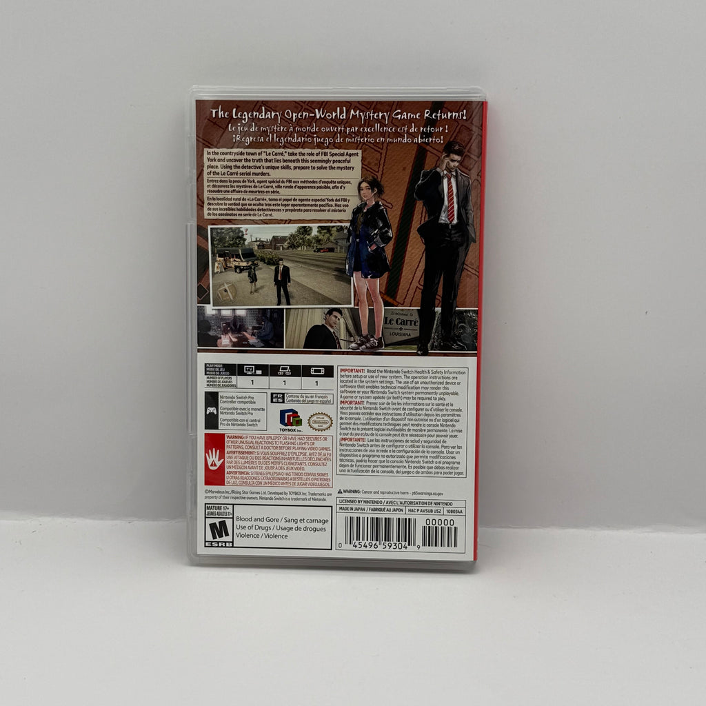 Deadly Premonition 2: A Blessing in Disguise - Nintendo Switch - CIB