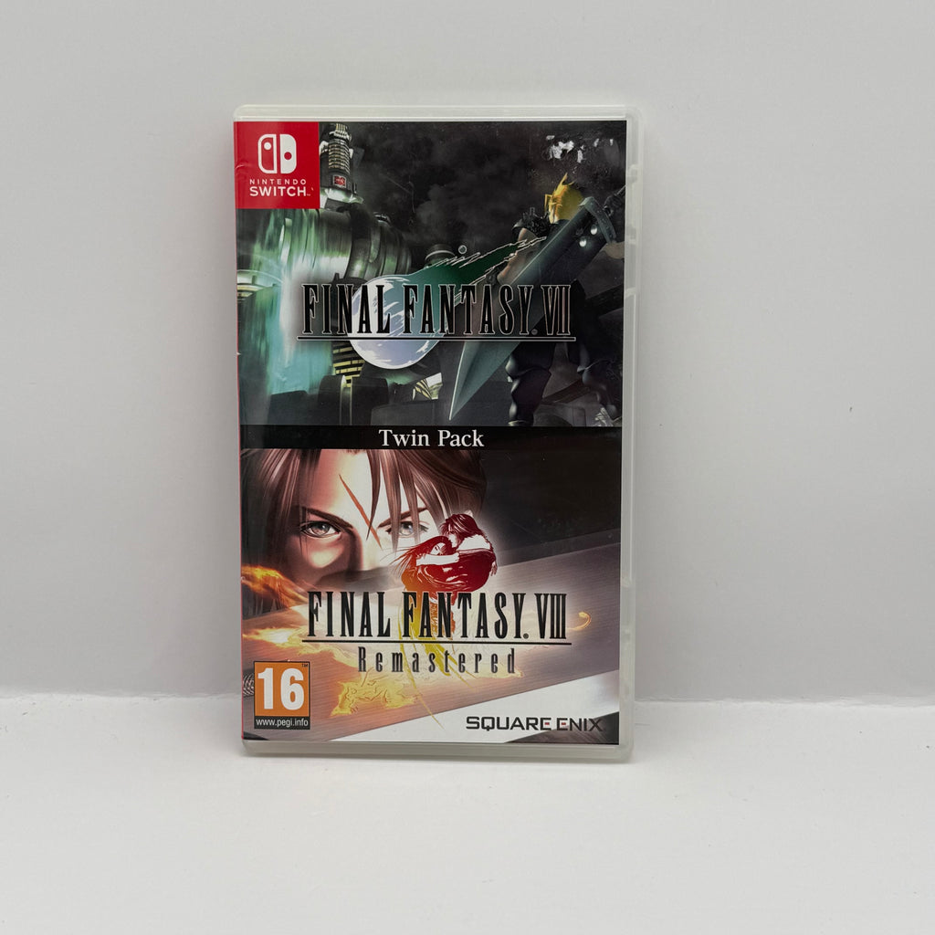 Final Fantasy VII & Final Fantasy VIII Remastered Twin Pack (PAL) - Nintendo Switch - CIB