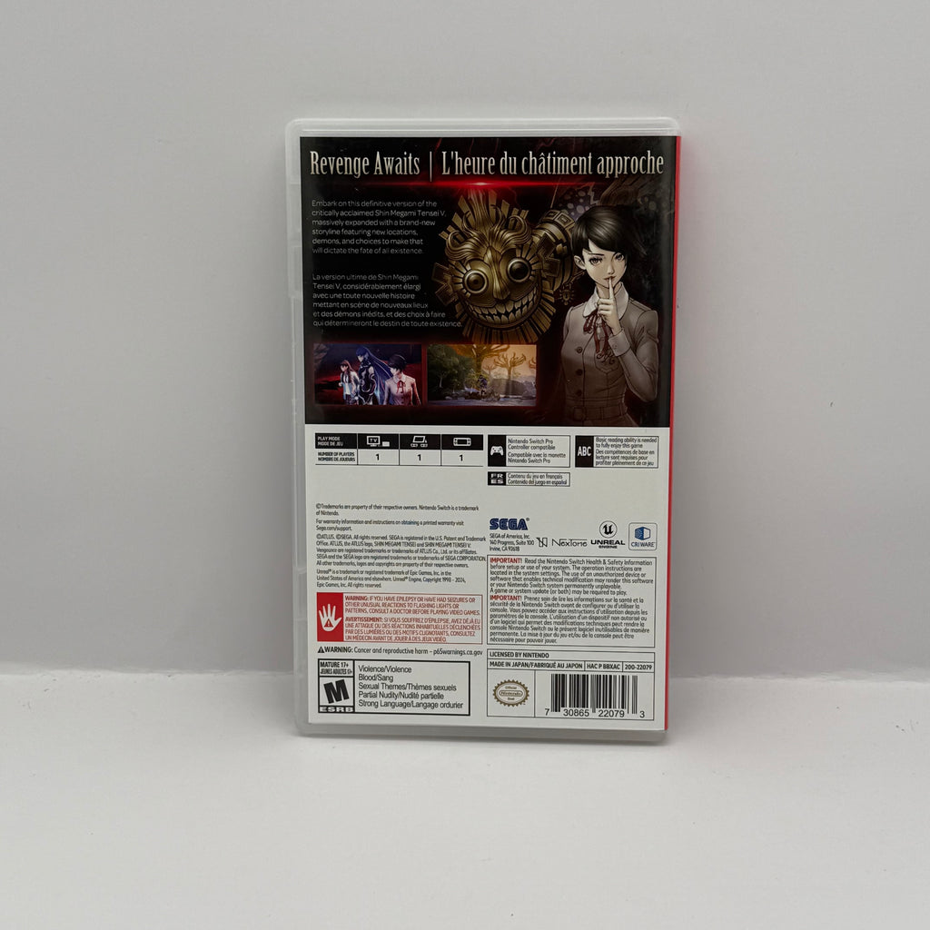 Shin Megami Tensei V: Vengeance - Nintendo Switch - CIB