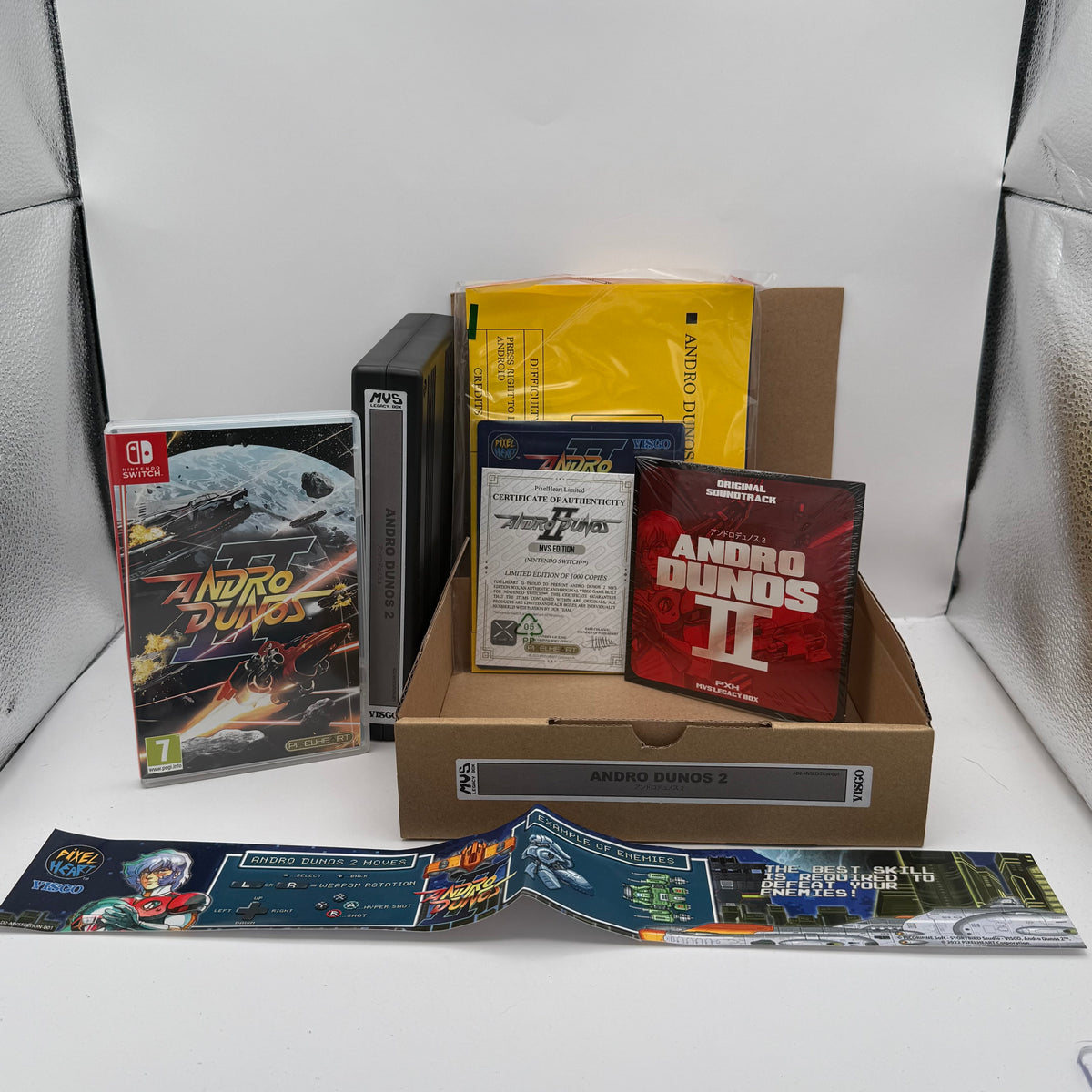 Andro Dunos II (PixelHeart Edition) - Nintendo Switch - CIB
