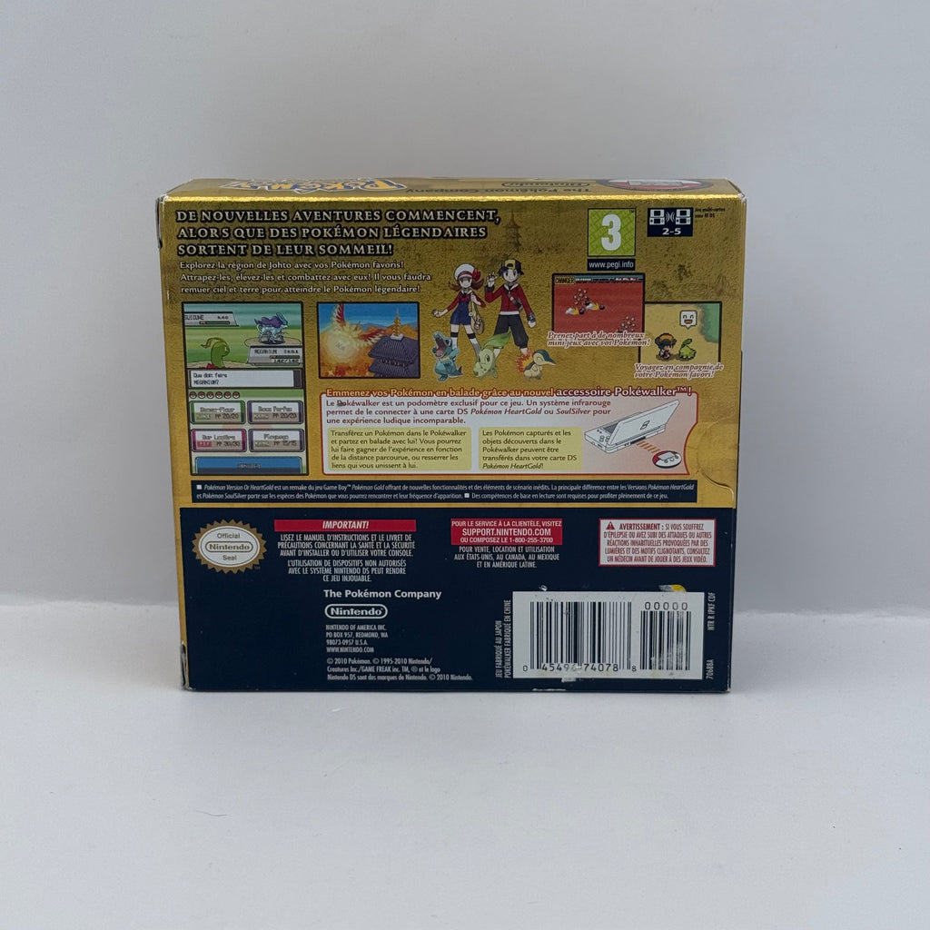 Pokémon HeartGold Version (French) - Nintendo DS - CIB