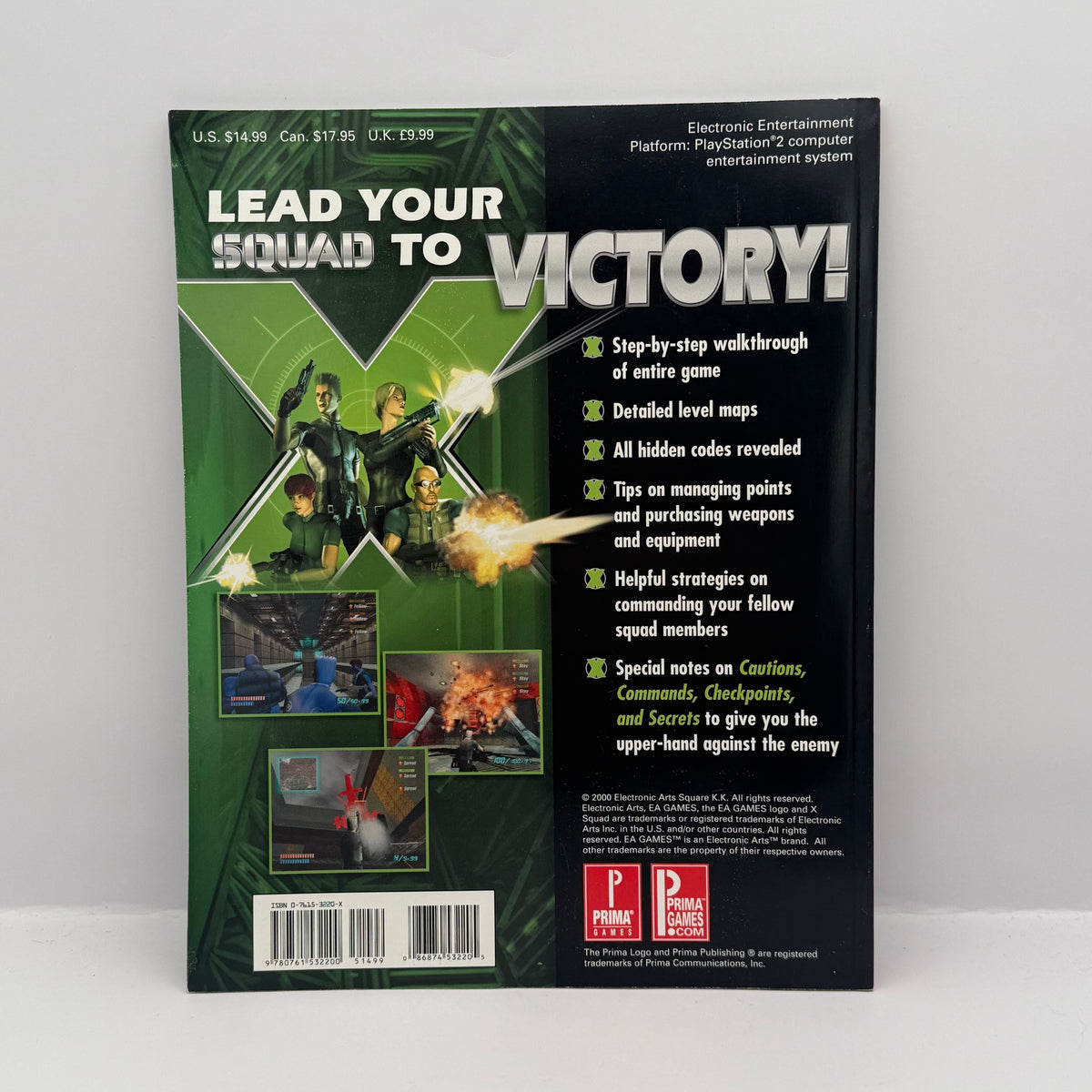 X-Squad - Prima's Official Strategy Guide (PS2) - New