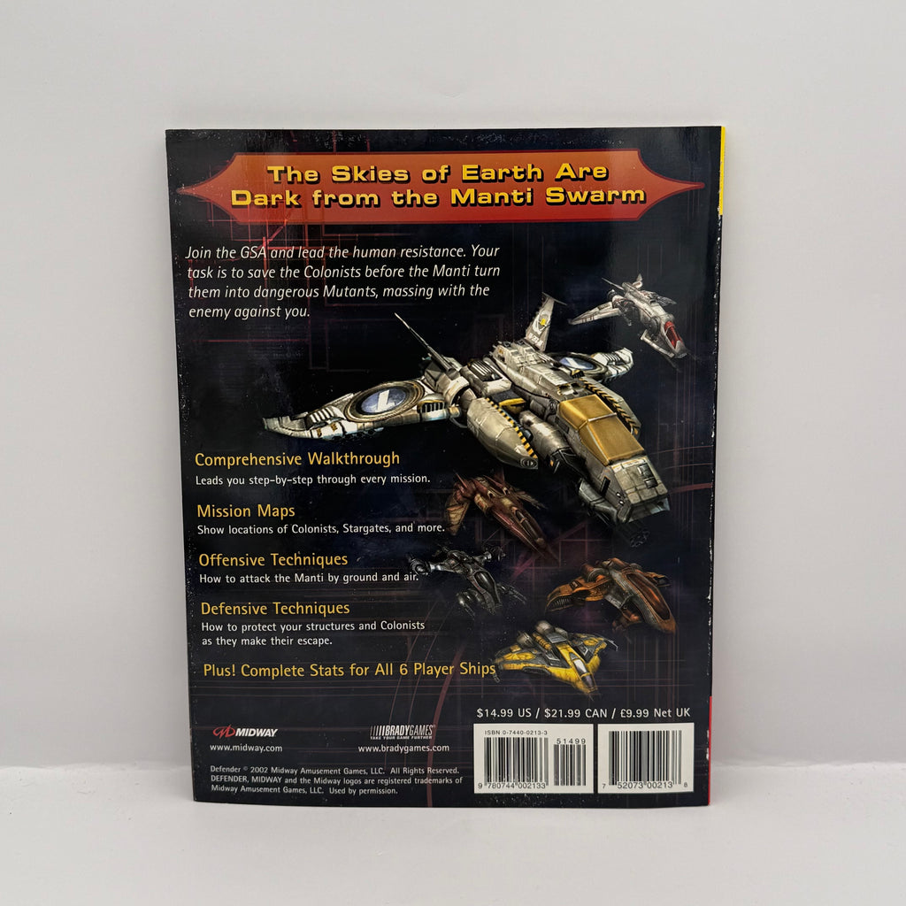 Defender - BradyGames Official Strategy Guide (PS2/GameCube/Xbox) - New