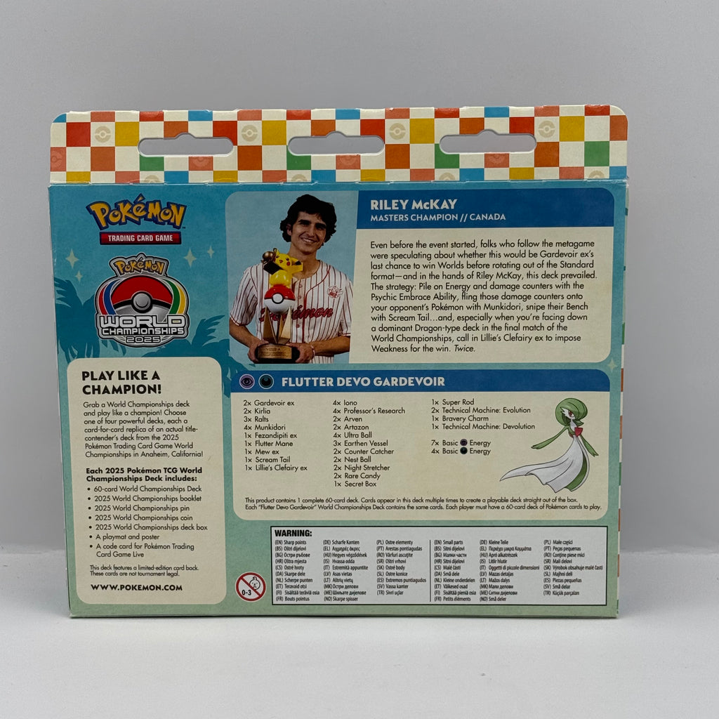 Pokémon TCG: 2025 World Championships Deck - Riley McKay - New Sealed