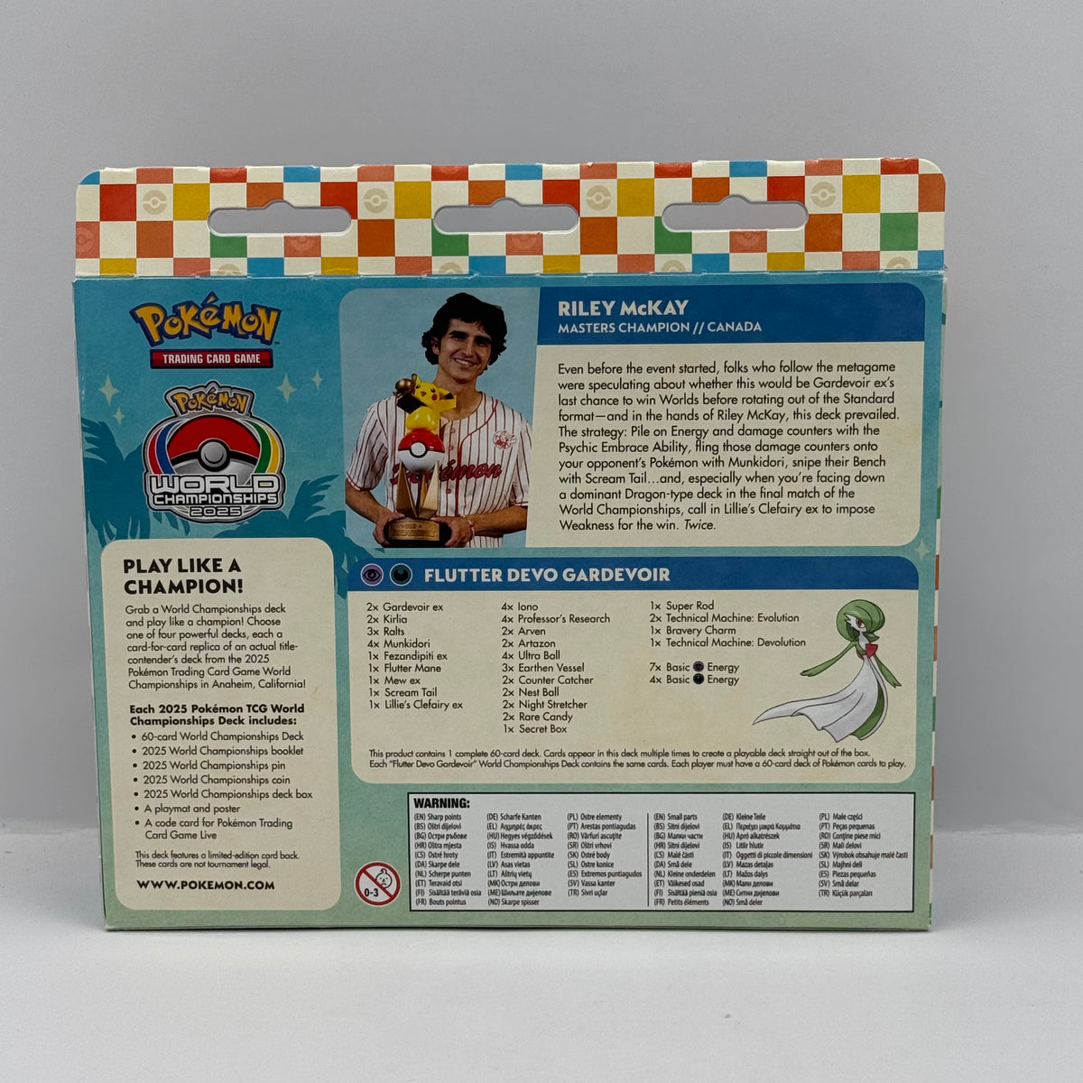 Pokémon TCG: 2025 World Championships Deck - Riley McKay - New Sealed