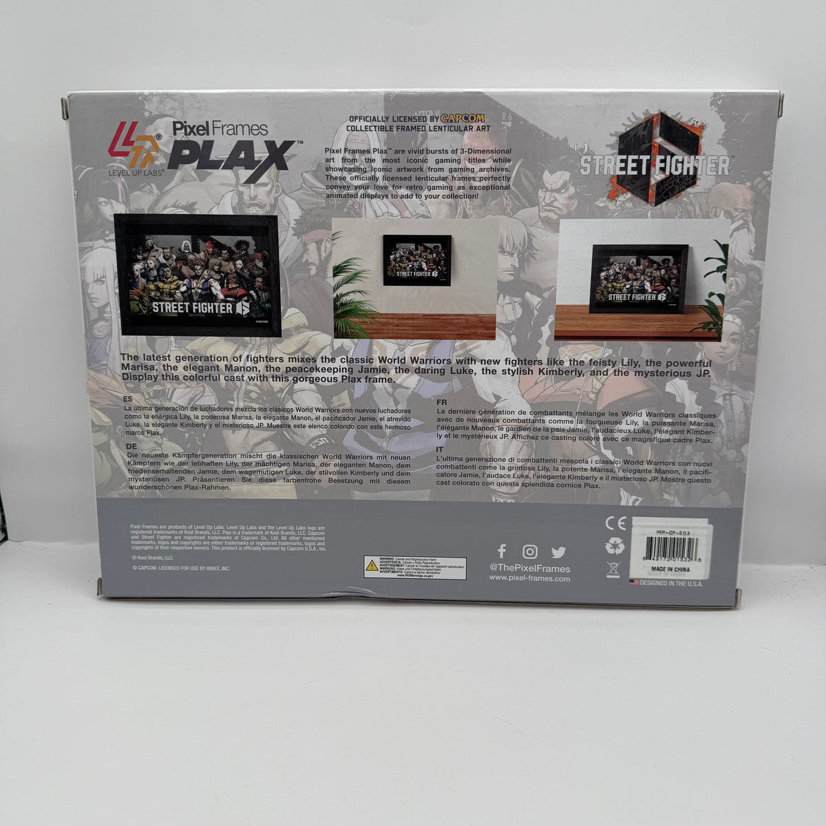 Street Fighter 6: A New Era Framed Lenticular Art
