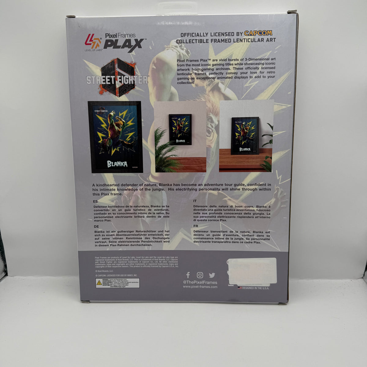 Street Fighter 6: Blanka Framed Lenticular Art