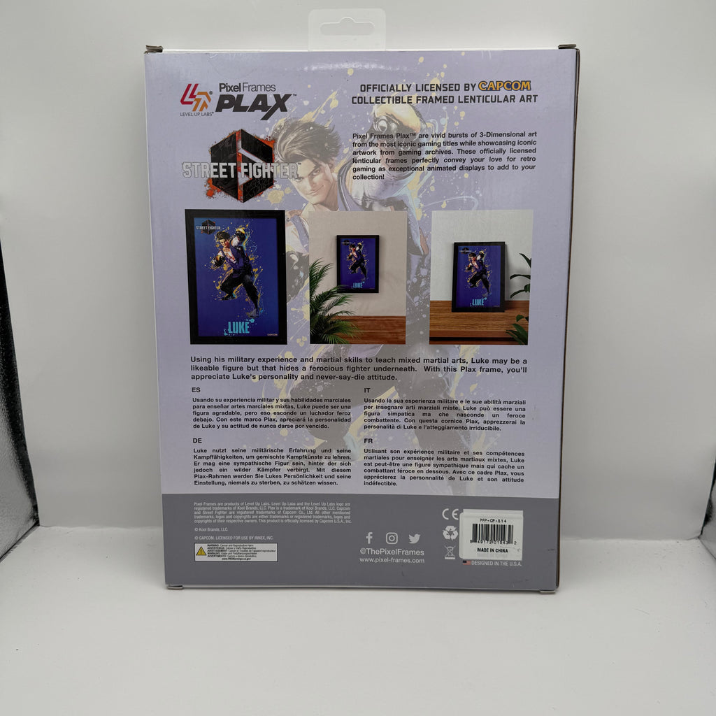 Street Fighter 6: Luke Framed Lenticular Art
