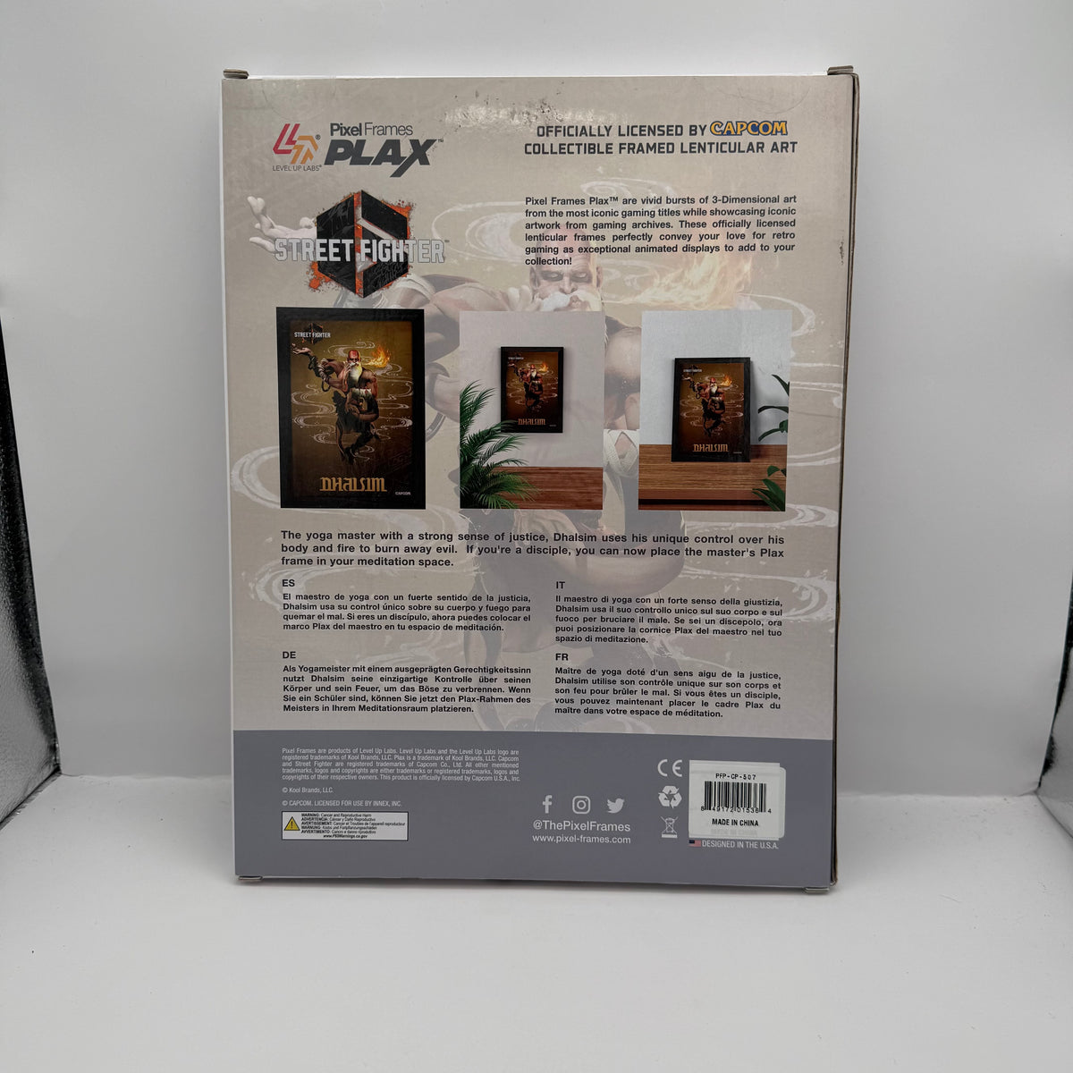 Street Fighter 6: Dhalsim Framed Lenticular Art