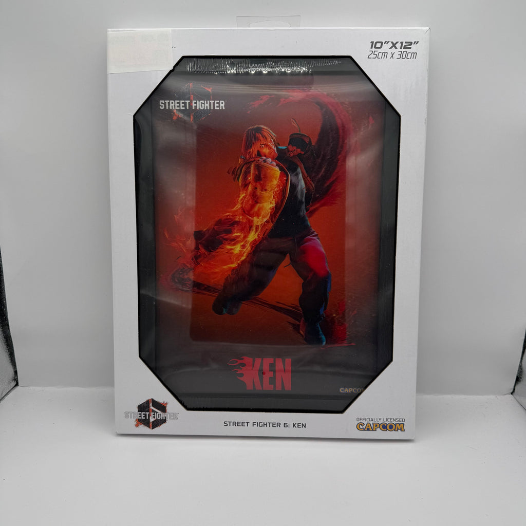 Street Fighter 6: Ken Framed Lenticular Art