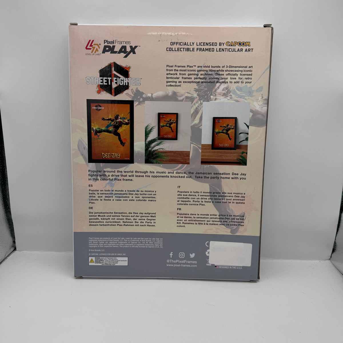 Street Fighter 6: Dee Jay Framed Lenticular Art